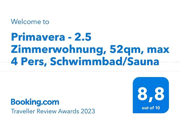 Primavera - 2.5 Zimmerwohnung, 52qm, Max 4 Pers, Schwimmbad/sauna Apartman Flims